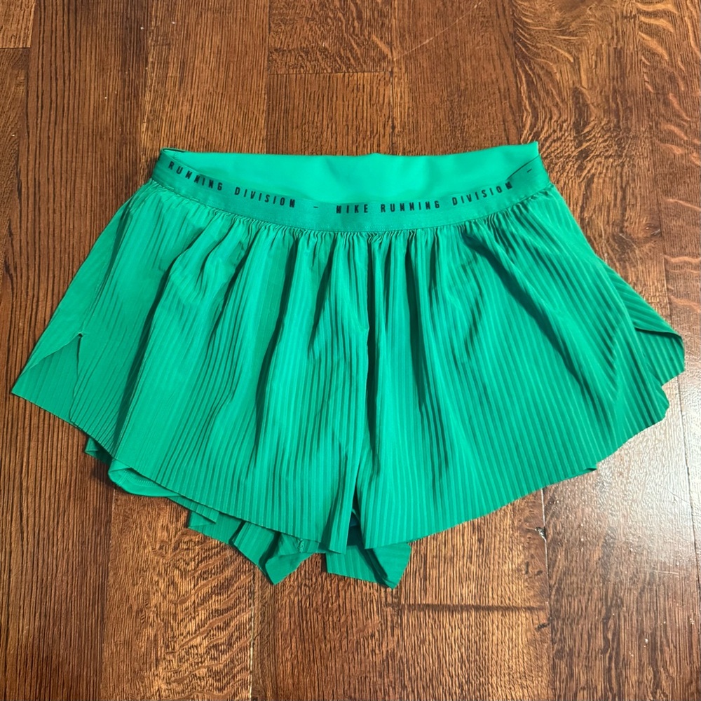 Nike Women's Vibrant Green Athletic Shorts